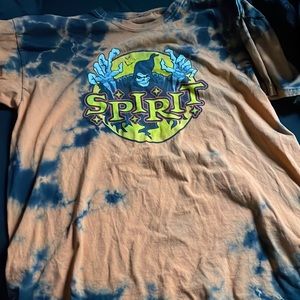 spirit halloween tie dye tee